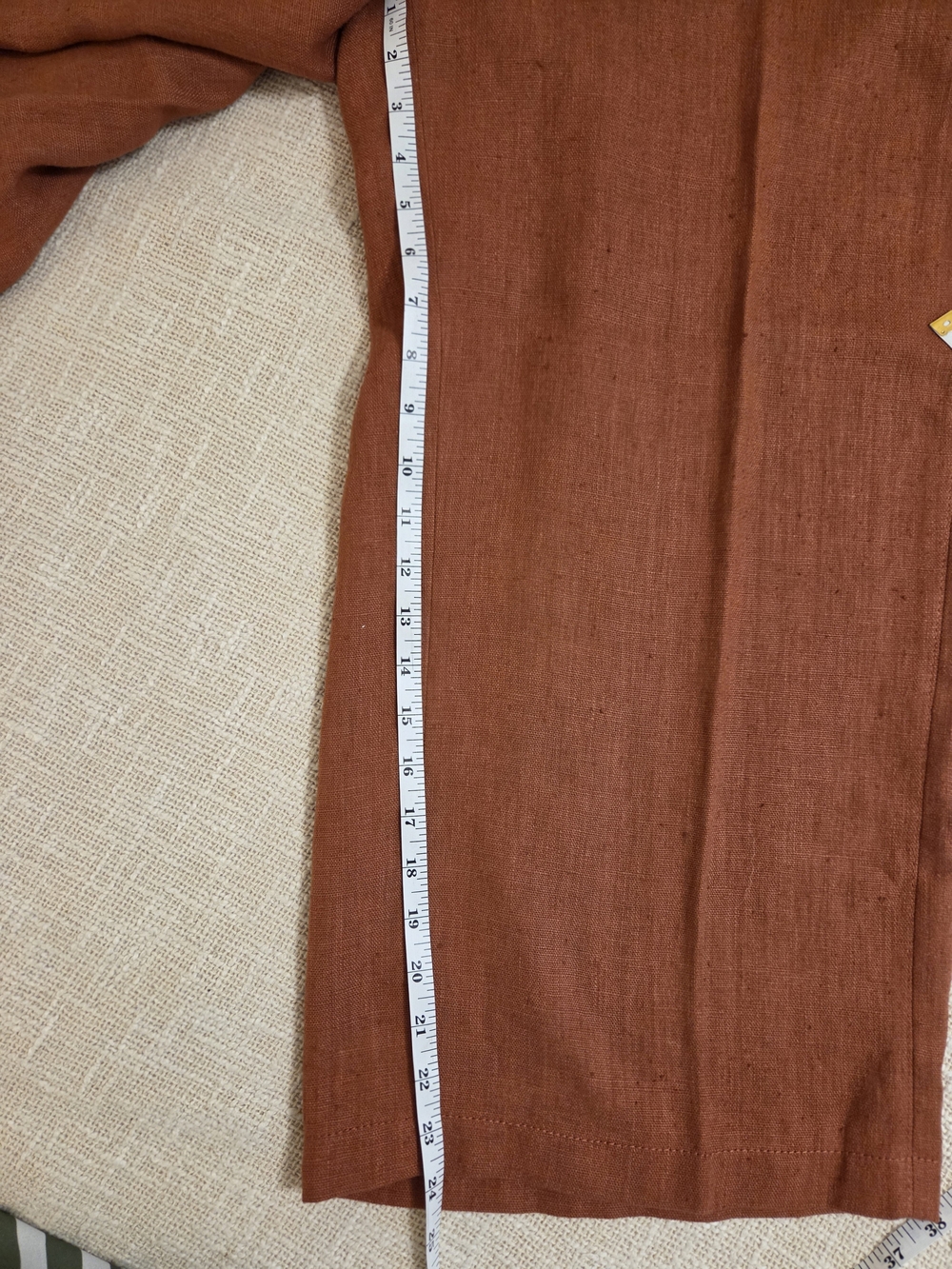 Akris Punto Wide-Leg High-Waist Pants in Burnt Orange - Picture 5 of 9